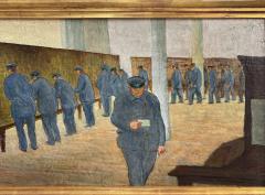 Arnold Aaron Friedman American Scene Depression Era New York City Post Office - 4203513