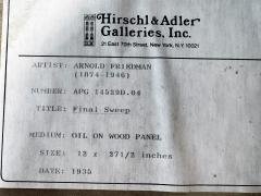 Arnold Aaron Friedman American Scene Depression Era New York City Post Office - 4203518