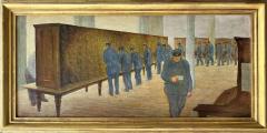 Arnold Aaron Friedman American Scene Depression Era New York City Post Office - 4203519