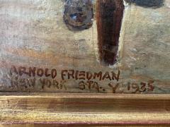 Arnold Aaron Friedman American Scene Depression Era New York City Post Office - 4203521