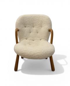 Arnold Madsen Clam Chair by Arnold Madsen for Madsen Schubell Denmark 1940s - 4563111