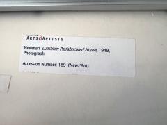 Arnold Newman Lunstrom Prefabricated House 1949 Gelatin silver print Signed titled Dated - 4487834