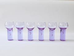 Arnolfo di Cambio 6 Sergio Asti Chameleon Aperitif Drinking Glasses Arnolfo Di Cambio Italy 1970 - 4205359