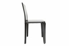 Arper Black Leather Arper Chairs - 264430