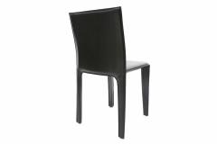 Arper Black Leather Arper Chairs - 264432