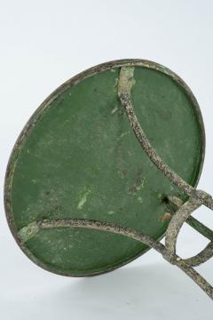 Arras Green Painted Iron Garden Table - 2862749