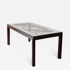 Arredamenti Borsani Varedo Elegant dining table with legs and ribbed wood bands - 2155501