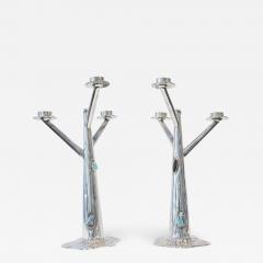 Arrigo Finzi Pair of Arrigo Finzi candle holders - 1797865