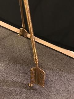 Arrow Form Bronze End Table Base or Pedestal on Tri Pod Legs - 3010989