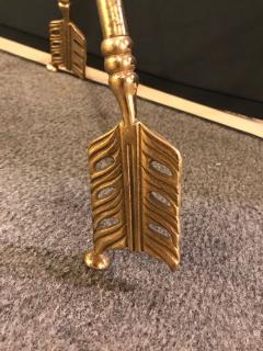 Arrow Form Bronze End Table Base or Pedestal on Tri Pod Legs - 3010990