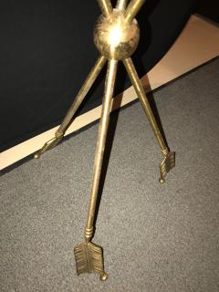 Arrow Form Bronze End Table Base or Pedestal on Tri Pod Legs - 3010995