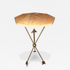 Arrow Form Bronze End Table Base or Pedestal on Tri Pod Legs - 3019207