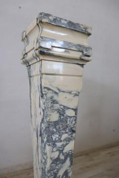 Art D co Large Column in Italian Calacatta Marble - 3122131