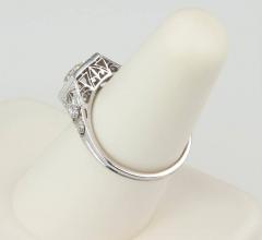 Art Deco 1 01 Carat Old European Cut Diamond Platinum Engagement Ring - 199022