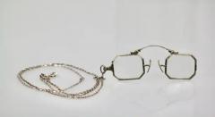 Art Deco 14K Lorgnette with Chain - 3449084