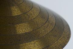 Art Deco Accent Table Lamp in Patinated Brass 1940s - 4468313