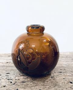 Art Deco Acid Etched Vase By Jean Luce  - 2981479