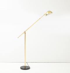 Art Deco Adjustable Brass Floor Lamp - 3296711