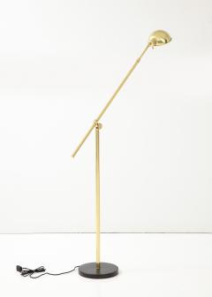 Art Deco Adjustable Brass Floor Lamp - 3296714