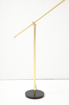 Art Deco Adjustable Brass Floor Lamp - 3296721