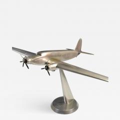 Art Deco Airplane Display Presentation Desk Model Fiat Italy - 1169554