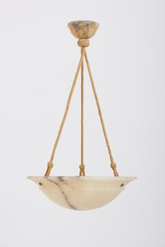 Art Deco Alabaster Hanging Light - 1607428
