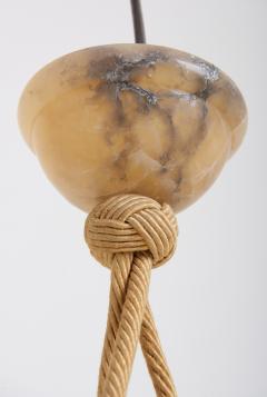 Art Deco Alabaster Hanging Light - 1607433