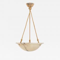Art Deco Alabaster Hanging Light - 1608304