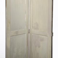 Art Deco Antiqued Octagon Paneled Motif Smoked Mirror Screen with Silvered Back - 4231235