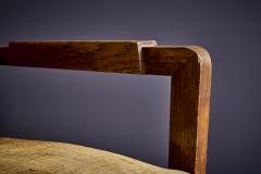 Art Deco Arm Chair in Oak France 1940s - 3438963