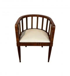 Art Deco Armchair Macassar and Mahogany France circa 1930 - 2711181