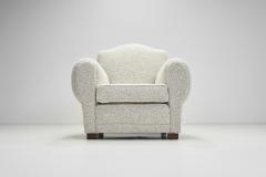 Art Deco Armchair Upholstered in Boucl Europe ca 1930s - 3612975