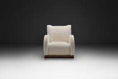 Art Deco Armchair with Round Armrests Denmark 1930s - 4603879