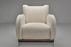 Art Deco Armchair with Round Armrests Denmark 1930s - 4603882