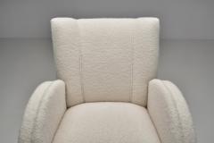Art Deco Armchair with Round Armrests Denmark 1930s - 4603883
