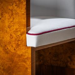 Art Deco Armchairs with Pouf probably Italy 1920s - 4441419