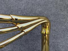 Art Deco Art Nouveau Solid Brass Enameled Steel Queen Bed Armoni Essebi Italy - 3253864