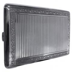 Art Deco Austrian Silver Cigarette Case Box C 1920  - 2288795