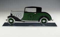 Art Deco Automobile Clock Citroen Automobile France 1930 - 4738213