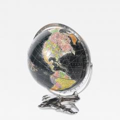 Art Deco Aviation Globe on Sculptural Airplane Base in Chrome - 4720294