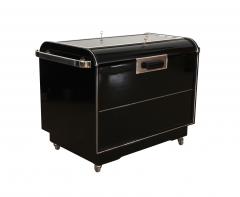 Art Deco Bar Trolley Black Lacquer France circa 1930 - 1037575