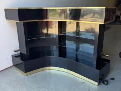 Art Deco Bar in Custom Black and Gold Finish - 4470848