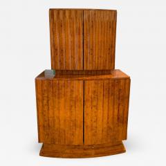 Art Deco Bar or Drinks Cabinet Ash Veneer England circa 1930 - 1579204