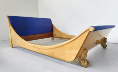 Art Deco Bed Maple Wood 1930s - 3344907
