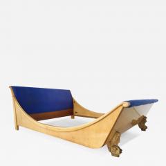 Art Deco Bed Maple Wood 1930s - 3345086