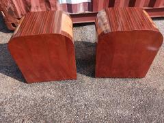 Art Deco Bentwood 3 Drawer Nightstands - 4814120