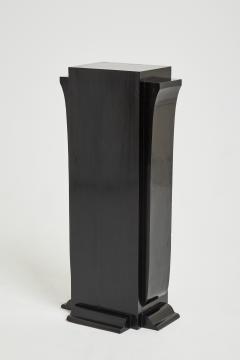 Art Deco Black Lacquer Pedestal - 2568416