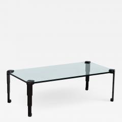 Art Deco Black Lacquered Coffee Table - 2682165