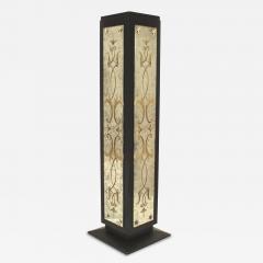 Art Deco Black Lacquered Pedestal - 2789792