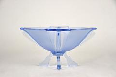 Art Deco Blue Glass Bowl Austria circa 1920 - 3657939